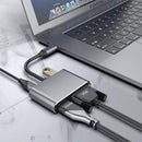 Bakeey 4 In 1 USB-C Hub Adapter with 60W Type-C PD Charging/USB 3.0/4K HD Video Output Display/VGA