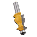 Drillpro 1/2 Inch Shank Architectural Cemented Carbide Molding Router Bit Trimming Wood Milling Cutter