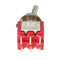 5pcs Red Toggle Switch DPDT On-Off-On 6 PINs 3 Position 5A 120Vac /2A 250Vac