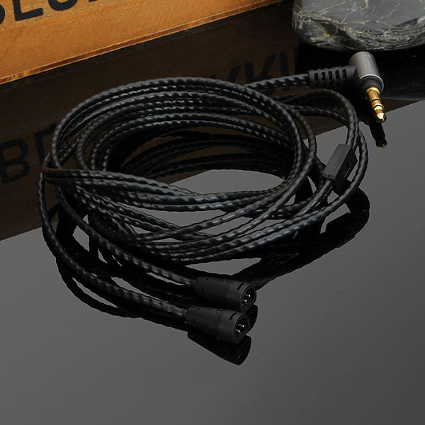 Earmax 3.5mm DIY Replacement Earphone Headphone Audio Cable For Sennheiser IE80 IE8 IE8I