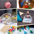 A+B 45g+15g Ultra-clear Crystal Epoxy AB Gemstone DIY Jewlery Epoxy Mold Material