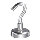 6pcs 25mm Rare Earth Neodymium Magnet 22kg Magnetic Hanging Hooks Holder