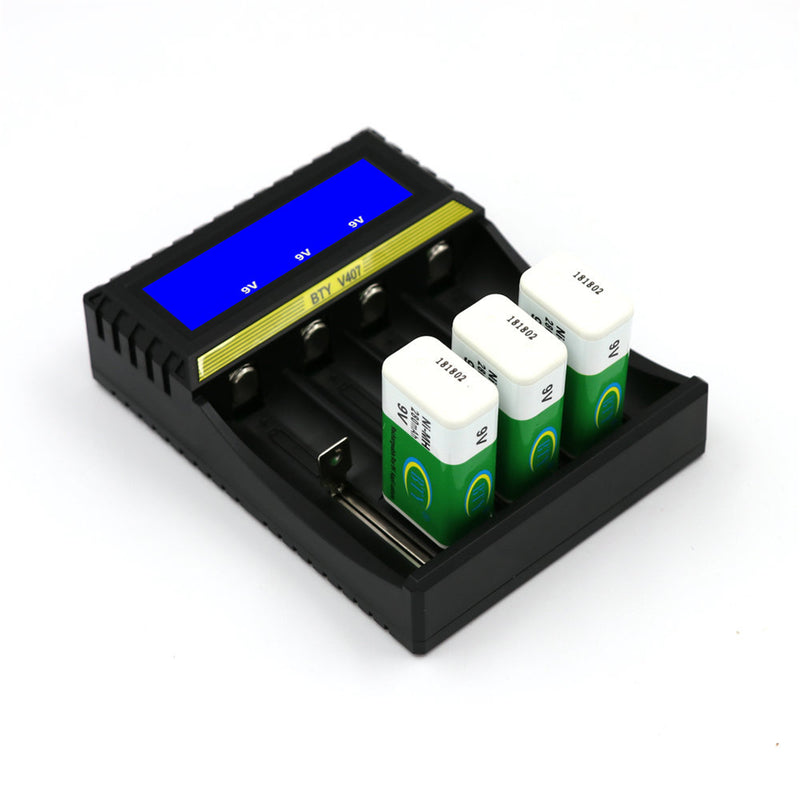 Universal Smart LCD Charger For 9V AA AAA Ni-MH Ni-CD 18650 Li-ion Battery Charger lot
