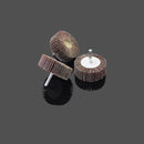 1PC 15-80mm Sandpaper Grinding Polishing Wheel 80 Grit Abrasive Head For Rotary Tools