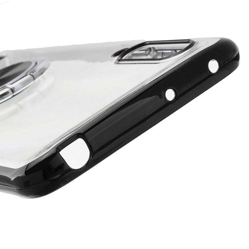 Bakeey Plating Transparent Ultra-thin with Finger Ring Holder Shockproof PC Protective Case for Xiaomi Mi A3 / Xiaomi Mi CC9e