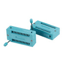 2pcs IC Lock Seat Zif Socket Test Universal zif Sockets 24Pin Wide