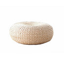 Mrosaa Natural Straw Washable Tatami Cushion Floor Seat Cushions Mat Round Thicken for Meditation Yoga Window Pad Chair Cushion Sitting Home Decor