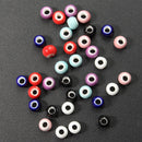 5Pcs 6mm Ceramic DIY Pure Loose Beads Multicolor Beads Accessories