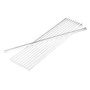 10Pcs 300x7x1mm Length 300mm OD 7mm 1mm Thick Wall Borosilicate Glass Blowing Tube Lab Factory School Home Tubes
