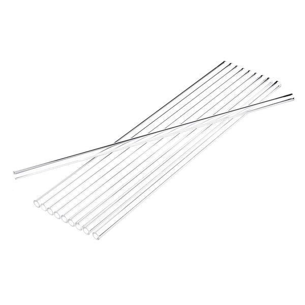 10Pcs 300x7x1mm Length 300mm OD 7mm 1mm Thick Wall Borosilicate Glass Blowing Tube Lab Factory School Home Tubes