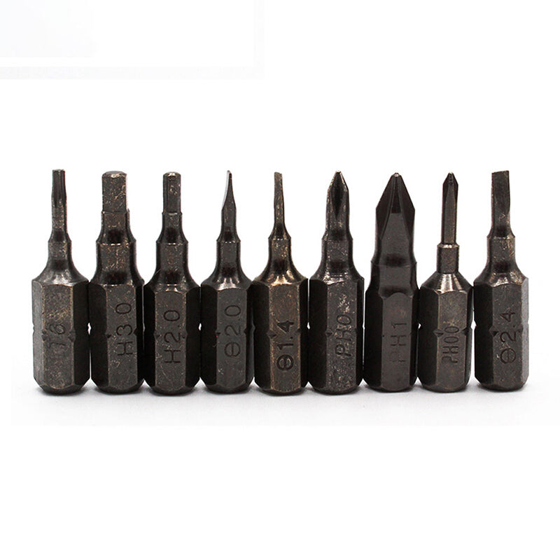12pcs Multi-used Mini Precision Hex Torx Star Screwdriver Bits Screw Driver Repair Tool Kit