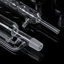 2x 250ML Flat Bottom Flask Borosilicate Glass Soxhlet Extractor Condenser Lab Glassware Kit