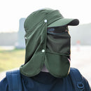 Naturehike Fishing Hat Foldable Detachable Sun Protection Breathable Mosquito Veil Camping Fishing Hiking Duck Tongue Hat