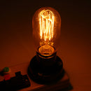 6PCS Dimmable AC220V E27 T45 40W Warm White Retro Vintage Edison Incandescent Light Bulb