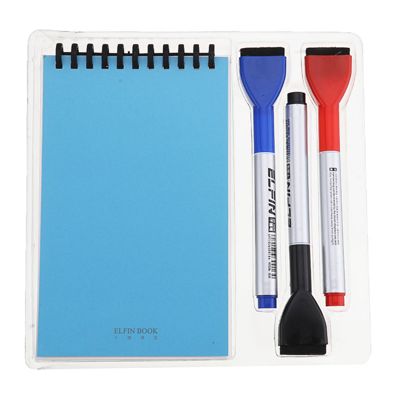 Elfinbook 2.0 Erasable Reusable Smart Memo Pad Notebook 6.54 x 4.09-inch Notepad With Reusable Pen