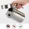 1000ml Leak Proof Oil Dispenser Stainless Steel Pourer Vinegar Cruet Kitchen Flavouring Tool Bottles