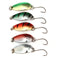 ZANLURE 5PCS 3G 30CM Spinner Spoon Fishing Lure Metal Lures Colorful Hard Baits