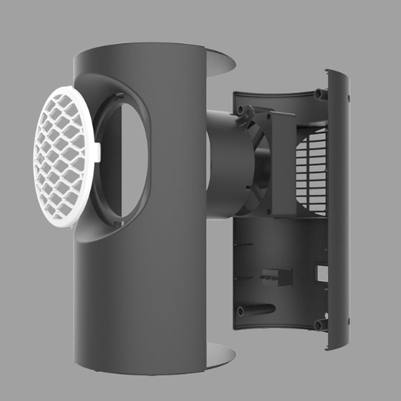400W Mini Space Fan Heater Portable Electric Quiet Table Furnace Winter Warmer