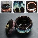 Luxurious Ceramic Pet Cremation Urn Hand-painted Made In Ceramics Cremation Ashes Urn For Pet