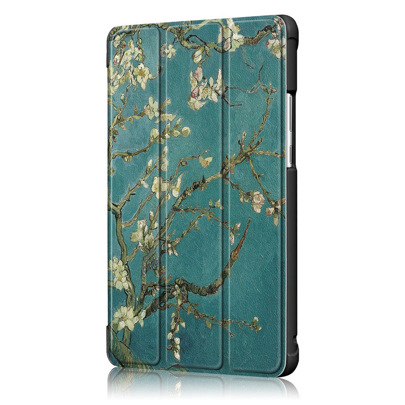 Apricot Blossom Tri Fold Case Cover for 8 Inch Huawei Honor 5 8 Inch Tablet