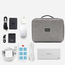 Boona 28*21cm Double-layer Digital Accessories Storage Bag USB Cable Charger Organizer Tablet Bag
