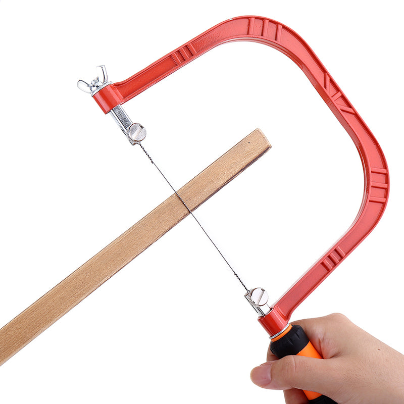 Woodworking Fret Saws Hand Coping Saw DIY Shape Cutting Tool 10Pcs 130mm Blades