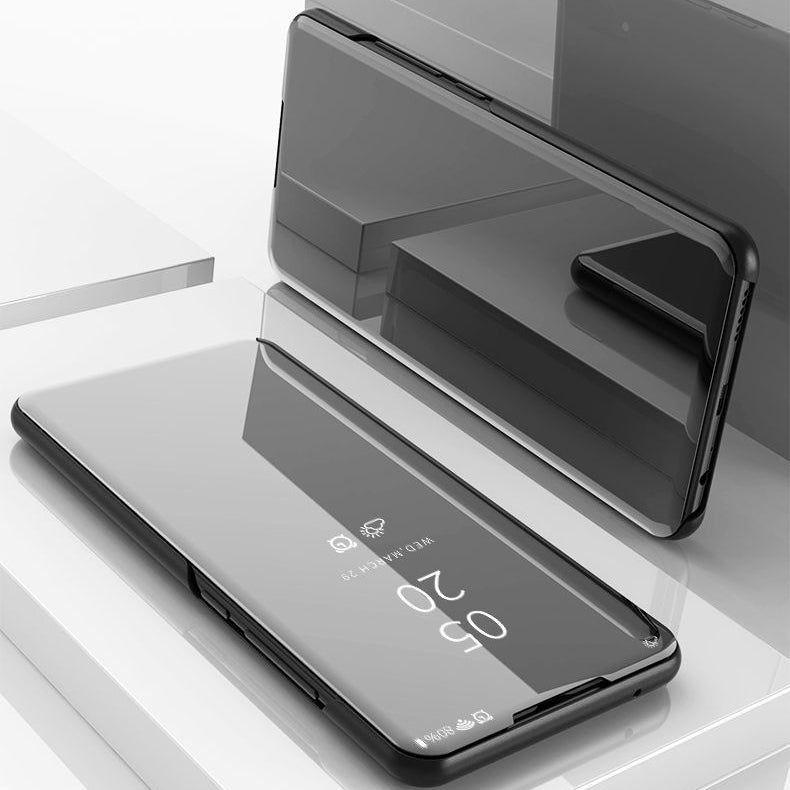 Bakeey Plating Mirror Window Shockproof Flip Full Cover Protective Case for Xiaomi Redmi Note 8 Pro