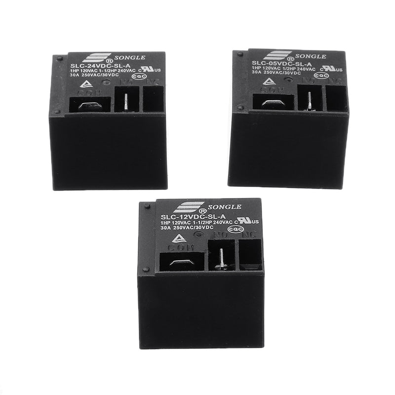 5PCS Power relays SLC-05V 12V 24VDC-SL-A 4PIN Normally Open Relay Module SLC-05VDC-SL-A SLC-12VDC-SL-A SLC-24VDC-SL-A