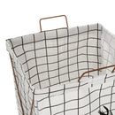 Laundry Washing Dirty Clothes Basket Bin Foldable Storage Bag Hamper Iron Stand