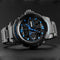 SKMEI 1320 Dual Display Digital Watch Men Chronograph Alarm Watch Fashion Waterproof Sport Watch
