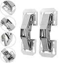 2pcs Cabinet Bridge Hinge Cupboard Door Hinge