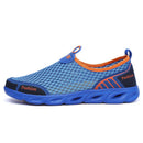 Men Sport Shoes Slip-on Hiking Water Antiskid Light Hollow Out Casual In Mesh Loafers Sandals