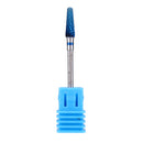 4pcs Blue Tungsten Steel Nail Drill Bits Grinding Head Carbide Burrs for Electric Manicure Machine