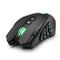 Rocketek R6 USB Wired Multi-Buttons Gaming Mouse 16400DPI 16 Buttons Laser Programmable Game Mice with 5 Backlight Modes Ergonomic Mouse for Laptop Computer PC