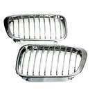 Front Kidney Chrome Glossy Grill Grille For BMW E46 3 Series 4 Door 4 DR 97-01