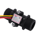 3pcs YF-S201C Black Flow Meter Water Flow Sensor Switch Precision Flowmeter Turbine Flowmeter G1/2 DN15