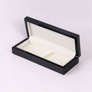 Metal Fountain Pen with Gift Pen Wooden Box Luxury School Office Stationery 19.8x8x4cm