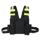 Chest Pocket Pack Harness Nylon Bag Backpack Holster for Radio Walkie Talkie