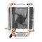 9CM Double Copper Tube Aurora DIY Game Cooling Fan CPU Radiator For 775/115x/1366/AMD Series