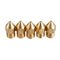 5PCS 1.75mm/0.4mm Copper Thread Extruder Nozzle For 3D Printer