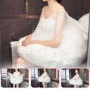 Toilet Buddy Petticoat for Bridal Wedding Dress Gather Skirts Underskirt 65-105cm