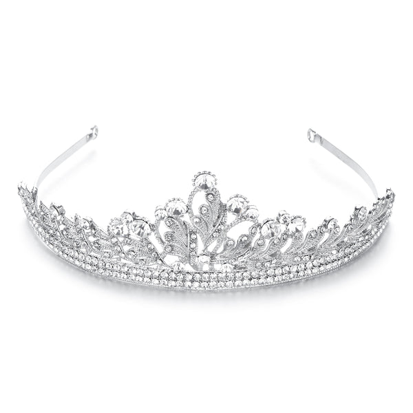 Wedding Prom Pageant Crown Headband Jewelry Crystal Rhinestone Tiara Bridal