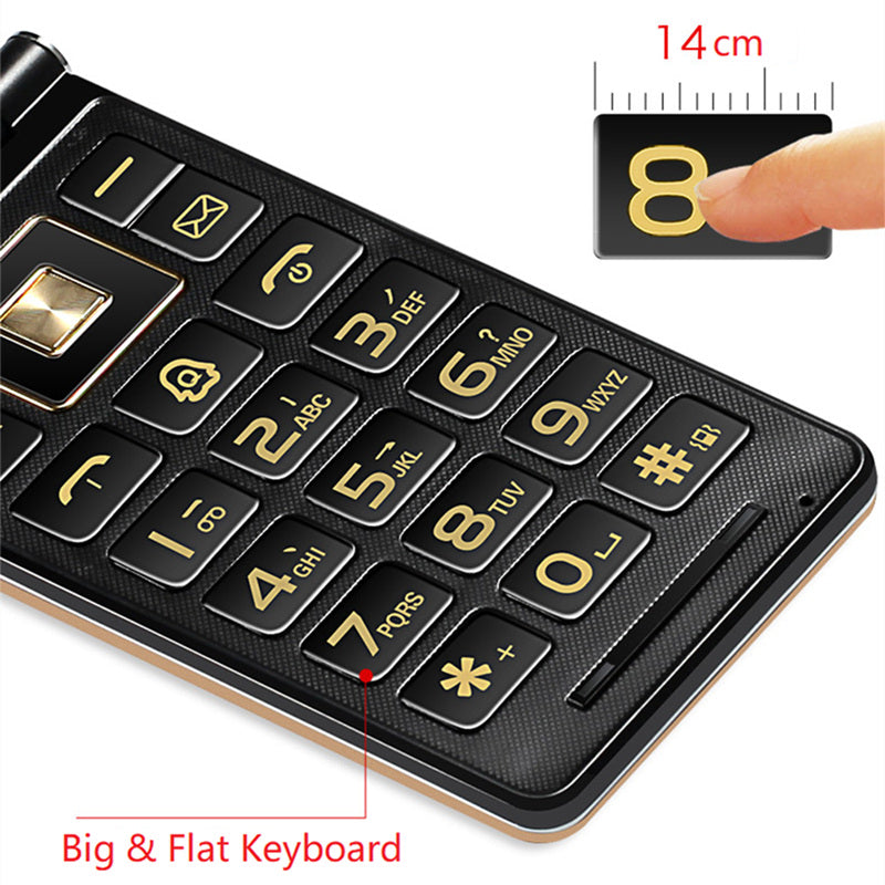 GZONE F699 2.8 inch 1400mAh Touch Screen Big Speaker Speed Dial Dual Vibration SIM Card Feature Phone