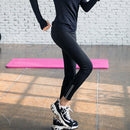 Women Fitness Reflective Running Pants Night Jogging Tights Yoga Leggings Quick Dry Trousers