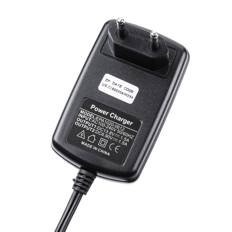 AUDEW 6V/12V 1.5Amp Intelligent AGM GEL WET Battery Charger Waterproof EU Plug