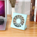 Outdoor Portable Mini USB Electric Folding Desktop Fan 3 Speed Modes Foldable Silient Wind Cooler