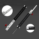 Drillpro Welding Inspection Scale Small Height Gauge HI-LO Dedicated Internal Welding Ruler Metric Size