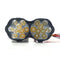 CNSUNNYLIGHT 16W 2000LM 6500K Motorcycle LED Headlights Scooter Fog Spotlight White Drive Working