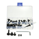 64pcs Motorcycle Sportbike Fairing Bolt Kit Body Fasteners Clip Screws Set