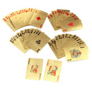 Gold Plastic Coated Playing Cards Poker Game USA National Flag Style